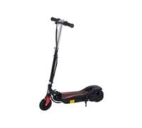 Trottinette électrique pliable enfant 7-14 ans - hauteur réglable - 120W 24V max. 12 Km/h - métal PP rouge noir Noir G