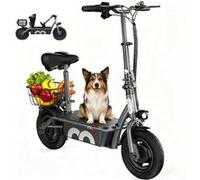 Trottinette Électrique Pliable iScooter F2 - 500W, Autonomie 30 km, Vitesse Max 30 km/h, Pneus 10 Pouces, 2 Vitesses Réglables Pour les Commutes Urbaines et le Transport Économique Gris mat