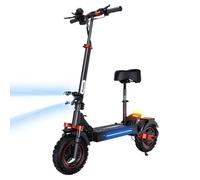 Trottinette Electrique Pliable iScooter ix5s avec Siège Autonomie 60km Moteur 1000W Batterie 15Ah Pneus 11"" Charge 150 kg pour