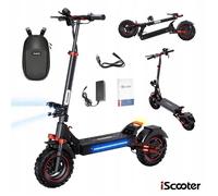 Trottinette Electrique Pliable ISCOOTER iX5S pour Adulte, Autonomie 60KM, Moteur 1000W, Batterie 15Ah, Pneus 11"", Charge 150KG