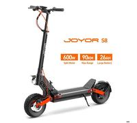 Trottinette électrique Pliable-JOYOR S8-Autonomie de 90 km,Batterie 48V 26Ah,Deux Moteurs 600W,Pneus 10 Pouces