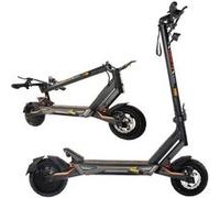 Trottinette Électrique Pliable KuKirin T3, Moteur 500 W, Batterie 48 V/15.6 Ah (Autonomie 58 km), Vitesse 45 km/h, Noir, Pneus 10 pouces Noir