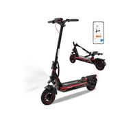 EVERCROSS A1 Trottinette Électrique Adulte Pliable 10 800W 3 Mode Vitesses 2 freins et amortisseurs Écran LED Bluetooth APP Rouge Rouge