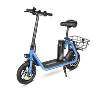 Trottinette Électrique Pliable Samebike Scooters électriques - Moteur 350W Batterie Amovible 36V/10.4AH - Autonomie 80km,Bleu