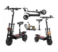 Trottinette Electrique Pliable siège BOYUEDA S3- Moteur 6000W（2*3000W) - Batterie 60V 38Ah - pneu tout-terrain 11"" - Autonomie