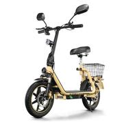 Trottinette électrique Pliable TWOFISH M5 ELITE-E,moteur 500W,48V 13AH,Autonomie Max 30km,Jaune