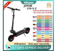 Trottinette électrique pour adultes JOYOR S10-S-Z, 1000W, double moteur, batterie 60V18Ah, pliable, avec pneus pneumatiques tout-terrain de 10 pouces JOYOR S10-S-Z