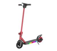 Trottinette électrique pour batterie LED, accélérateur manuel, moteur 130 W, vitesse de 8 km/h, portée de 8 à 16 km, jusqu'à 40 minutes de route, design pliable léger