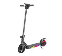 Trottinette électrique pour batterie LED, accélérateur manuel, moteur 130 W, vitesse de 8 km/h, portée de 8 à 16 km, jusqu'à 40 minutes de route, design pliable léger