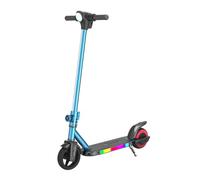 Trottinette électrique pour batterie LED, accélérateur manuel, moteur 130 W, vitesse de 8 km/h, portée de 8 à 16 km, jusqu'à 40 minutes de route, design pliable léger