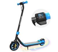 Trottinette Électrique pour Enfants Batterie 21.6V/5.2Ah Autonomie 15km 3 Modes de Vitesse Cadeau idéal-EVERCROSS E6 Bleu