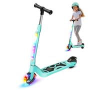 Trottinette électrique pour Enfants de 6 à 10 Ans 5,3 Pouces avec lumières LED Clignotantes et 3 hauteurs réglables, Moteur 45 W, Maximum 10 km/h, Charge maximale 70 kg