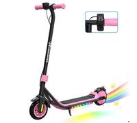 Trottinette Électrique pour Enfants EVERCROSS TECH-Batterie 21.6V 5.2Ah-3 vitesse-Cadeau idéal pour enfants - E6 Rose