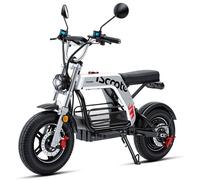 Trottinette Électrique Scooter DX5 PRO 52V 20Ah, Autonomie 90km, Pneus Fat 17"", Argent