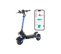 Trottinette électrique T108, batterie 52 V 28,8 Ah, double moteur, noir et bleu