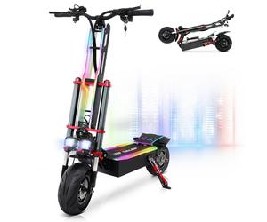 Trottinette électrique Tifgalop K8 6000W 12 pouces 60V 38AH Batterie avec siège amovible