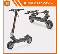 Trottinette électrique tout-terrain Kukirin G2 Ultra, 800 W, double moteur, 48 V, 18 Ah, autonomie de 55 km, haut-parleur Bluetooth