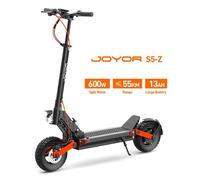 Trottinette électrique tout-terrain pliable JOYOR S5-Z 10 pouces, moteur 600 W, batterie 48 V 13 Ah