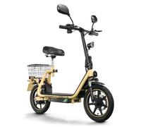 Trottinette électrique TWOFISH M5 Elite-E avec siège et panier arrière, batterie 48 V 13 Ah, pneus 14 pouces
