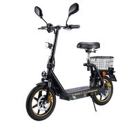 Trottinette électrique Twofish M5 Elite-E Certifiée Cee Siège Panier Arrière - Moteur 500W - Batterie48V13Ah - Pneus 14pouces -