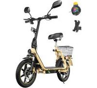 Trottinette électrique Twofish M5-Pro-E Certifié EEC Moteur 500W Batterie 48V13Ah Vitesse maximale 40km/h Autonomie 30km Noir