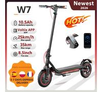 Scooter Scooter électrique W7 8.5 pouces 36V 10.5Ah 650W moteur 25-35km portée 4 Modes de vitesse 35 km/h double amortisseurs E Scooters W7