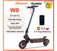 iScooter Scooter électrique W8 9,3 pouces 48V 14Ah 750W 40 km/h 30-40 km double suspension appli W8