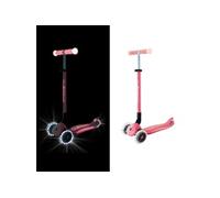Globber Scooter Elite Glow Lights Rose Enfants