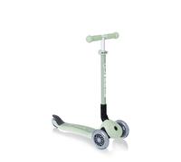 Trottinette enfant 3 roues Globber Junior Foldable Lights Eco Vert Pistache