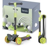 Lionelo Trottinette enfant Timmy 3 roues - pliable, hauteur réglable, LED, jusqu'à 50 kg