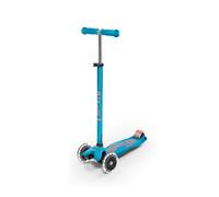 Trottinette enfant 3 roues - MICRO - Maxi Micro Deluxe - Aqua LED - Guidon réglable 61-85 cm - Sécurité accrue