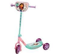 Smoby Trottinette Gabby's Dollhouse pour Enfants - 3 Roues - Guidon réglable en Hauteur - Surface antidérapante - Construction Stable - Léger et Portable - À partir de 3 Ans