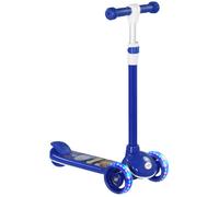 Trottinette enfant - AIYAPLAY - hauteur guidon réglable - 3 roues lumineuses LED - frein à friction arrière de 2 à 6 ans - bleu