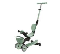 Globber - Trottinette évolutive GO UP Baby 360 Flash light - Sauge / Vert Olive