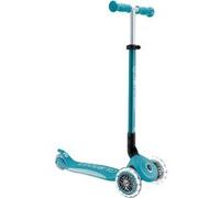 Globber - Trottinette PRIMO FOLDABLE PLUS LIGHTS V2 - Bleu Aqua