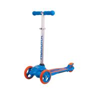 Hudora Trottinette Flitzkids 2.0 – 3 roues, réglable en hauteur, aluminium, Bleu