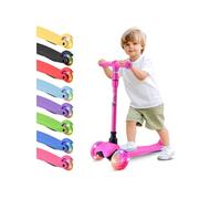 Trottinette Enfant - Hurtle - 3 Roues - Hauteur Ajustable - Roues LED Lumineuses -Plateau Antidérapant - Camouflage