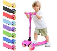 Trottinette Enfant - Hurtle - 3 Roues - Hauteur Ajustable - Roues LED Lumineuses -Plateau Antidérapant - Camouflage