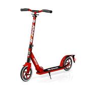 Trottinette Enfant - Hurtle - Rouge - guidon en T ajustable - Pliable