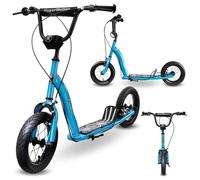 Trottinette enfant - HYPERMOTION - HyperMotion RUBY 12.2 - Roues gonflables 30 cm - Cadre acier - Freins à main