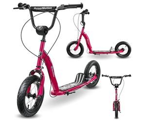Trottinette enfant hypermotion ruby 12.2 fuchsia roues 12 pouces