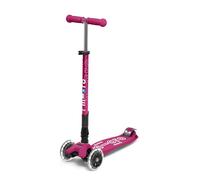 Trottinette enfant Maxi Micro Deluxe pliable Baie Rouge LED