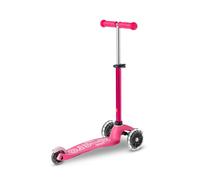Trottinette Enfant - MICRO - Mini Micro Deluxe Rose Led - 3 roues - Loisir