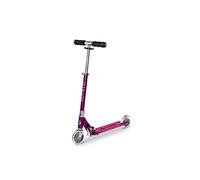 Trottinette enfant Micro Mobility Sprite LED SA0219 2 roues pliable légère avec roues lumineuses guidon réglable et frein arrière Violet
