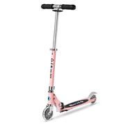 Trottinette enfant Micro Sprite Néon Rose LED