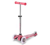 Trottinette Mobility à trois roues Rose Glitter LED MMD208