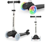 Trottinette Enfants 3+ HyperMotion - TRINGO - 3 Roues - Antidérapante - Roue Lumineuse - Hauteur réglable 55-70 cm