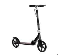 Trottinette Enfants 7+ ans - Frein à main et Frein à pied - 3 Niveau Hauteur Réglable - PU Roue - Pliable - Porteur 100 kg