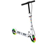 Trottinette enfants - AIYAPLAY - 3 à 8 ans - pliable - 2 roues - LED roues lumineuses - 4 réglages en hauteur - blanc