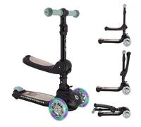 MoMi Debe Trottinette pour Enfants à partir de 1 an jusqu'à 50 kg - Trottinette 2 en 1 avec siège Pliable - Trottinette pour Enfant avec 2 hauteurs réglables - Trottinette Pliable pour intérieur et